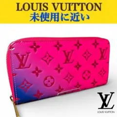 ルイヴィトン　 ジッピーウォレット ヴェルニ フューシャ M64155