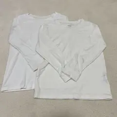 ユニクロ　UNIQLO ホワイト長袖　ヒートテックエクストラウォーム　2枚セット
