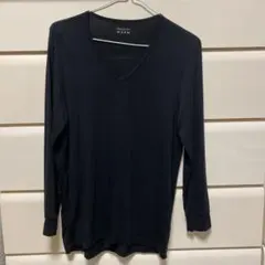 TシャツインナーVネック　ブラック