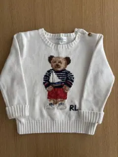Ralph Lauren クマ刺繍ニットセーター 24M