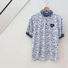 ディズニー/ポロシャツ/半袖/カットソー/ミッキーマウス/ゆったり/大きいサイズ