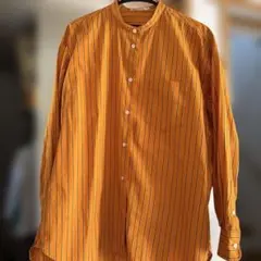 CRAFT STANDARD BOUTIQUE ストライプ バンドカラーシャツのサムネイル