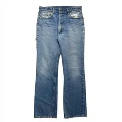 Levi's ブーツカット デニム パンツ 古着 メンズ F ボタン裏650