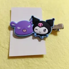クロミ　サンリオ　シークレット前髪クリップ　ヘアクリップ