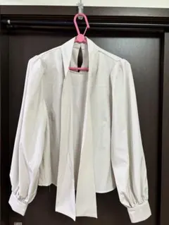 Sサイズ　GRLリボン付き長袖シャツ