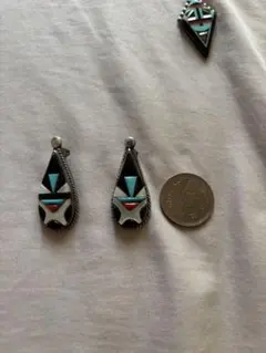 インディアンジュエリー　ズニ族　エダーキー EDAAKIE ピアス 鳥 インディアンジュエリー ズニ族 エダーキー EDAAKIE ピアス 鳥 - メルカリ