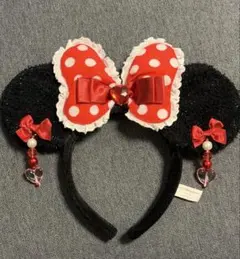 ディズニー イヤリング ミニー カチューシャ