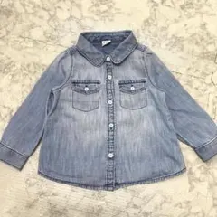 ベビーギャップ　babygap シャツ　デニムシャツ　90