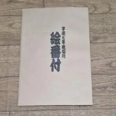 絵番付　1995年 平成7年 秋場所