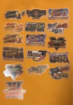 ストリートファイター ステッカー 16枚セット