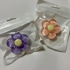 花型スマホリング 2個セット