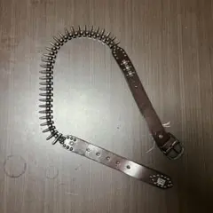 ベルト 弾丸 ロック ビジュアル ハードコア パンク ヘビメタ V系 黒