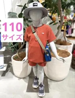 THE NORTH FACE オレンジ Tシャツ ショートパンツ セット