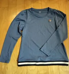 FILA ブルー 長袖Tシャツ