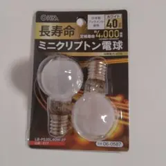 ミニクリプトン電球 OHM LB-PS35L40W-2P
