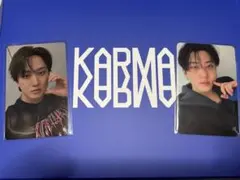 匿名配送　スキズ KARMA 両面トレカ チャンビン アルバム付き