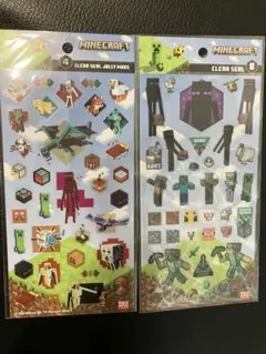 Minecraft クリアシールセット 2枚