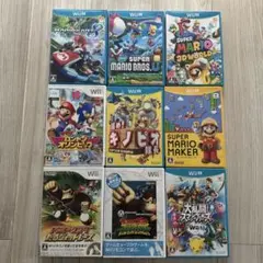 Wii U ゲームソフトセット　9点　バラ売り可