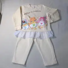バンダイ光るパジャマ　ヒミツのここたま上下セット 　size100　長袖