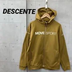 DESCENTE デサント MOVE SPORT フルジップパーカー からし色