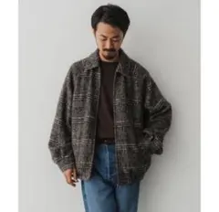 echeveria alpaca wool trip jkt beige - メルカリ