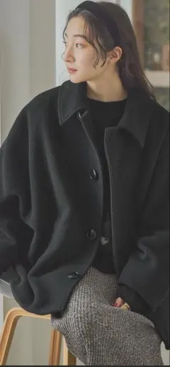 月末限定特価！ラスト！niko and … ライトモッサドルマンジャケットコート