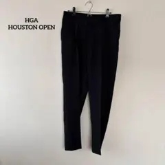 HGA HOUSTON OPEN 黒スラックスパンツ テーパード