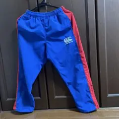 canterbury ウォームアップパンツ ブルー - メルカリ
