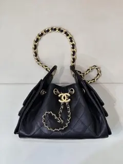 CHANEL チェーンショルダーバッグ ブラック