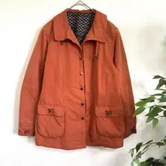 【VORNEHME DAME】 ナイロンジャケット　オレンジ　羽織り　M 良品
