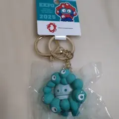 EXPO 2025 ミャクミャクサンリオ押しカラー立体キーホルダー　ハンギョドン