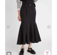 【本日限定値下げ】SNIDEL フロントボタンハイウエストスカート