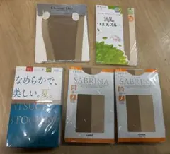 ストッキング 5点（7足）セット ベージュ M-L④