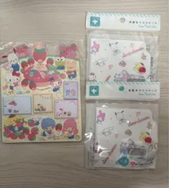 いちご新聞 680号 ぺたぺたいちごふせん サンリオキャラクターズ 二つ折お札入