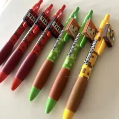マインクラフト ラバーマスコット付きボールペン