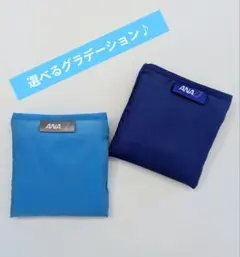 【選べるグラデーション♪】ANA　エコバッグ　ノベルティ　アメニティ　2個セット