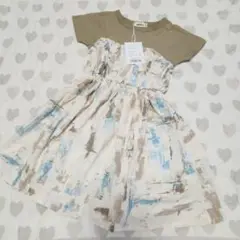新品タグ付きpairmanonペアマノンプレミアムコットンTシャツワンピース