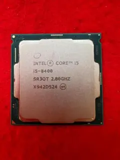 動作品　Intel Core i5-8400 CPU