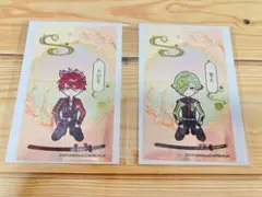 刀剣乱舞 大包平 鶯丸 アニカフェ 箔押しカード