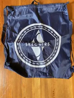 SKECHERS ナップサック 巾着 リュック ネイビー　靴入れ