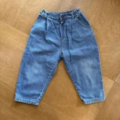 キッズ デニムパンツ ジーンズ ブルー 長ズボン　110相当