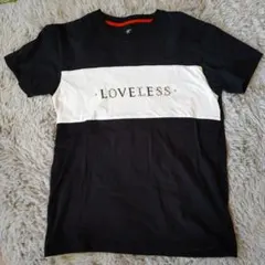 LOVELESS ストーン付きTシャツ ブラック/ホワイトのサムネイル