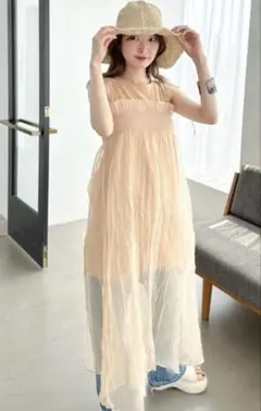 Kastane カスタネ シアーワンピース ワンピース チュニック