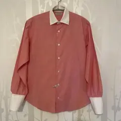 Harriss ハリス シャツ　カフスシャツ　レッドシャツ　カフス　白襟　長袖のサムネイル