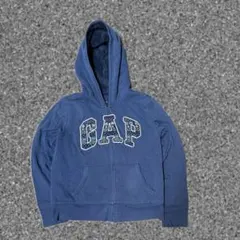 希少✨00s OLD GAP ジップパーカー y2k 短丈 内ボア