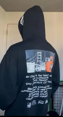 ストリート　BEN DAVIS ブラックパーカー M