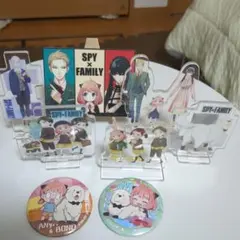 SPY×FAMILY アクスタ、缶バッチ、ラバーチャームまとめ売り