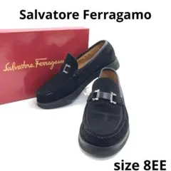Salvatore Ferragamo フェラガモ スエード ガンチーニ 靴 黒