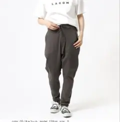 カフェッティ　サルエルパンツ チャコール Mサイズ　新品未使用　タグ付き