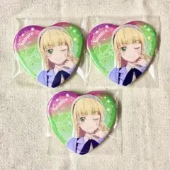 ラブライブスーパースター Liella! 平安名すみれ ハート缶バッジ